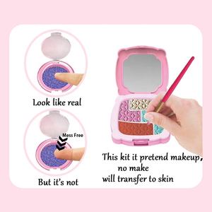 Faire semblant de jouer filles EVA cosmétique jouets <span class=keywords><strong>jeu</strong></span> enfants pas réel <span class=keywords><strong>maquillage</strong></span> ensemble habiller beauté enfants bébé <span class=keywords><strong>maquillage</strong></span> avec 19 pièces - Product Image 6