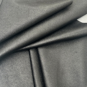 Bon marché Prix PVC agneau Grain Faux <span class=keywords><strong>cuir</strong></span> Stretch Blackout <span class=keywords><strong>cuir</strong></span> synthétique imperméable pour vêtement vêtements pantalon robe - Product Image 3