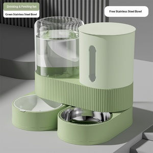 Distributeur automatique 2-en-1 pour animaux de compagnie, nouveau modèle OEM/ODM, distributeur de <span class=keywords><strong>nourriture</strong></span> pour chiens et chats, ensemble de gamelles pour animaux de compagnie, grande capacité avec distributeur d'eau - Product Image 2