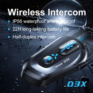 Fone de Ouvido para Capacete de Motocicleta, Intercomunicador Ilimitado, Resposta Automática, Adequado para Motociclistas - Product Image 6