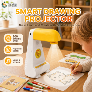 Doodle Beam T100 Projecteur de <span class=keywords><strong>Dessin</strong></span> Intelligent pour Enfants, Animaux IA, Nature, Photo-à-Sketch, 200 Cartes, 6 Modes, Musique, Histoires, 4000mAh Type-C - Product Image 2