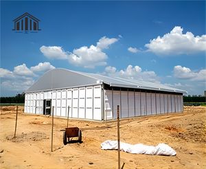 เต็นท์เก็บของกันน้ำโครงอะลูมิเนียม ZC ZC01 ผ้าใบ PVC สำหรับใช้ภายใน/ภายนอกอาคาร เหมาะสำหรับเก็บเครื่องจักรกลการเกษตรและอุปกรณ์ต่างๆ - Product Image 2