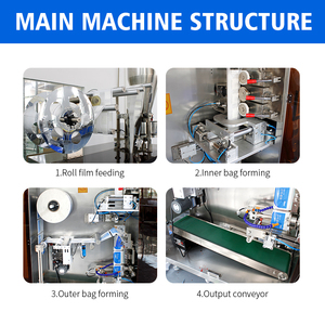 Tự động bên trong và bên ngoài 10g 12g treo tai nhỏ giọt cà phê túi lọc máy đóng gói - Product Image 4