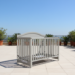 Lit bébé convertible 3-en-1 en bois, hauteur réglable, lit évolutif multi-étapes pour bébé, lit d'enfant et lit pleine grandeur, du nouveau-né au adolescent - Product Image 5