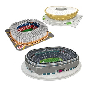 <span class=keywords><strong>Jeu</strong></span> de société de modèles à assembler en mousse EPS 3D : Coupe <span class=keywords><strong>du</strong></span> Monde de football 2026, Finale, Stade Metlife, Match d'ouverture, Stade Azteque - Product Image 1