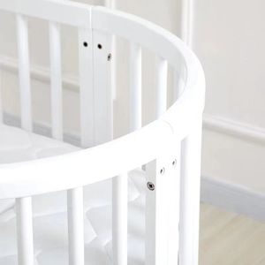 Letto Ovale Bianco per Bambini, Divano e Tavolo Didattico per Uso Ospedaliero e Domestico, Letto Gioco per Bambini - Product Image 6