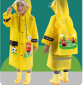 Imperméable pour enfant de style nouveau <span class=keywords><strong>2022</strong></span>, imperméable à capuche, poncho avec sac pour la randonnée - Product Image 5