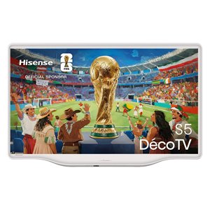 Televisor Hisense S5 Deco de 32 Pulgadas QLED Full HD DVB T2 S2 Blanco - Product Image 1