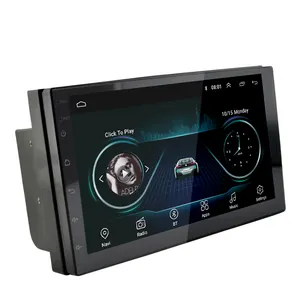 Wholesale 7 inch android car mp5 player 2din manual car dvd player with WIFI and gps can add reversing camera