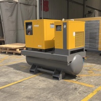 Compresseur d'air industriel tout-en-un 4-en-1 à vis |   Compresseur d'air à vis à économie d'énergie pour applications de découpe laser