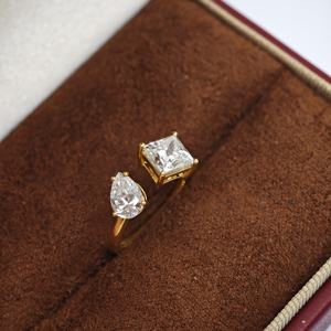 UM 珠宝铂金 PT900 实验室培育钻石爪镶 NGTC 认证戒指批发男女通用/男士/女士日常佩戴办公室 - Product Image 4