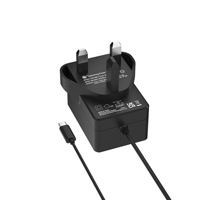 Fuente de Alimentación USB-C PD de 27W para Raspberry Pi 5, 5V 5A, Adaptador Enchufable con Enchufe Estadounidense, Material ABS