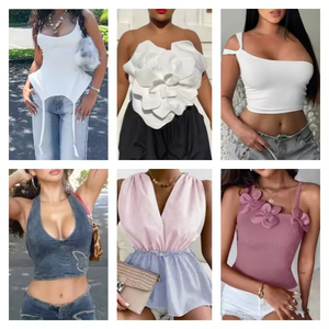 Nueva Moda al por Mayor, Ropa de Mujer al por Mayor, Faldas Cortas, Camisetas, Blusas, Vestidos, Camisetas de Diferentes Estilos, Envíos Mixtos - Product Image 3