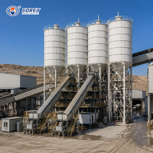 Silo à ciment de grande capacité pour usine OEM, réservoir de ciment en vrac, silo de stockage industriel en acier robuste pour le malaxage du béton - Product Image 1
