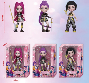 Оригинальные миниатюрные фигурки K-Pop группы <span class=keywords><strong>Devil</strong></span> Hunter из поливинилхлорида, аксессуары для аниме, модели игрушек, куклы - Product Image 3