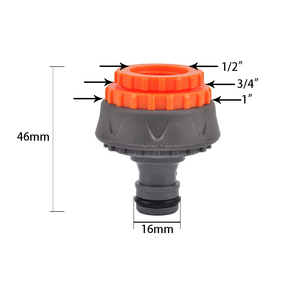 Connecteur de <span class=keywords><strong>robinet</strong></span> pour filtre à eau 1/4\", 3/8\", 1/2\", 3/4\", 1\" – Accessoire de jardin pour <span class=keywords><strong>tuyau</strong></span> d'<span class=keywords><strong>arrosage</strong></span> domestique et irrigation - Product Image 4