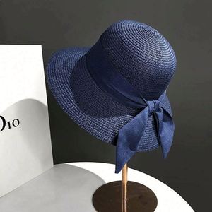 Nuevo Diseño de Sombrero de Sol con Visera de Papel para Mujer, para Viajes de Verano, Vacaciones, Playa, con Cinta, para Esquí y Ciclismo al Aire Libre - Product Image 4