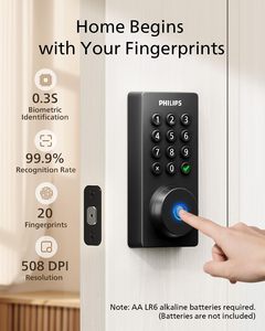 Cerradura Inteligente Wi-Fi con Entrada sin Llave para Puerta Principal, Compatible con Alexa y <span class=keywords><strong>Google</strong></span> Assistant, WiFi Integrado, APP/Huella Dactilar - Product Image 6