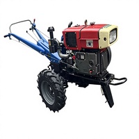 Machine de labour agricole, semoir à maïs et blé, tracteur portatif à moteur 2 roues motrices, haute productivité