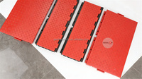 Rampe de protection de câbles robuste en caoutchouc pour fauteuil roulant et piétons, conforme ADA, avec fonction de rampe de vitesse
