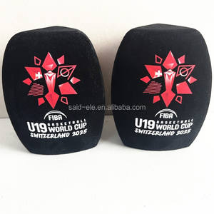 Microphone de radio pour Youtubers avec pare-vent et logo personnalisé imprimé pour chaînes <span class=keywords><strong>TV</strong></span> et musique audio - Product Image 5