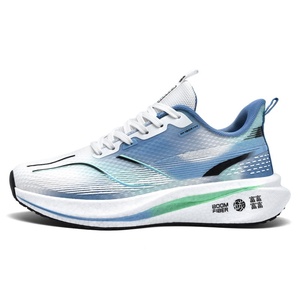 Chaussures de <span class=keywords><strong>course</strong></span> pour hommes grande taille, mode décontractée printemps, avec plaque en carbone véritable, tige en tissu extensible et doublure en maille, semelle extérieure en caoutchouc - Product Image 6