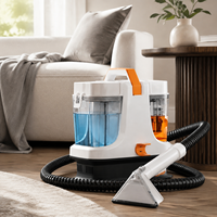 Machine d'extraction de tissus d'ameublement professionnelle portable, moteur 500W, solution de nettoyage en profondeur pour tapis et canapé