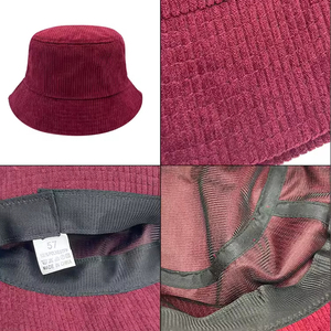 Sombrero de Pescador de Pana al por Mayor con Logotipo Personalizado de Alta Calidad para Hombres y Mujeres, Uso Diario, Pesca, Diseño Liso - Product Image 5