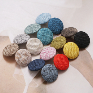 2026 NEW KJ Customized Wholesale <strong>Button</strong> Maker Fashion Decorative Fabric Covered <strong>Buttons</strong> for Coat - Circular Design - Product Image 3
