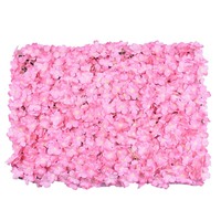 Panneau mural de décoration événementielle DREA en gros, fleurs artificielles en soie d'hortensia, arrangement de toile de fond pour mariage