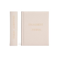 Journal d'anniversaire de mariage personnalisé taupe 189 pages, livre de souvenirs de mariage, album photo pour couples, OEM ODM pour les marques de commerce électronique