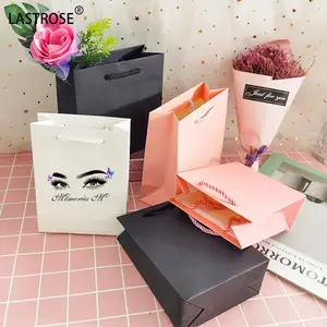 Hot selling shopping bag wholesale mink eyelash bags private label packaging bags vendor