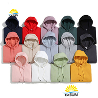 Sampel gratis kaus hoodie ritsleting grafis kustom Tiongkok setelan keringat gym kaus trendi
