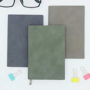 دفتر ملاحظات من الجلد الصناعي فارغ A6 من جلد الغنم بالجملة من البائع بالجملة مع شعار مخصص - Product Image 4