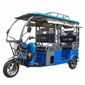 Passenger 4-5 Electric Rickshaw India Bajaj Auto electric passenger tricycle