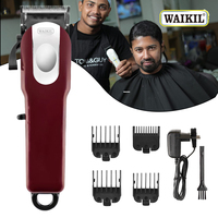 WAIKIL 2023 Tondeuse Professionnelle pour Barbiers Sans Fil, Tondeuse Cheveux Rechargeable Professionnelle pour Hommes WL-6066