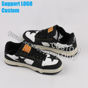 Zapatillas de deporte al por mayor moda original logotipo personalizado clásico retro cuero genuino hombres deporte baloncesto zapatos - Product Image 2