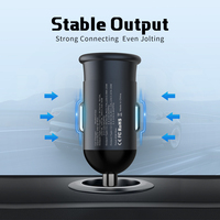 Chargeur de voiture USB-C ultra-rapide, double port USB-C 45W PPS, pour iPhone 17/16/15, Galaxy S26, adaptateur allume-cigare 12V