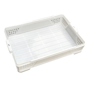 Plateau à pain en plastique personnalisé, panier à fruits et légumes en maille, caisses en plastique de qualité alimentaire, boîte à nourriture empilable - Product Image 2