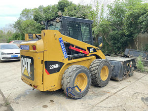 รถตักล้อยาง Cat 226D ราคาโรงงาน เครื่องจักรก่อสร้างขนาดเล็ก 4 ล้อ สภาพดีเยี่ยม เครื่องยนต์/ปั๊มฮิตาชิ - Product Image 2