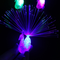 Luces LED para Dedos, Anillo de Fibra Óptica LED Intermitente para Fiestas Neon, Festivales de Música y Ambiente de Bar, Artículos de Fiesta, Regalo