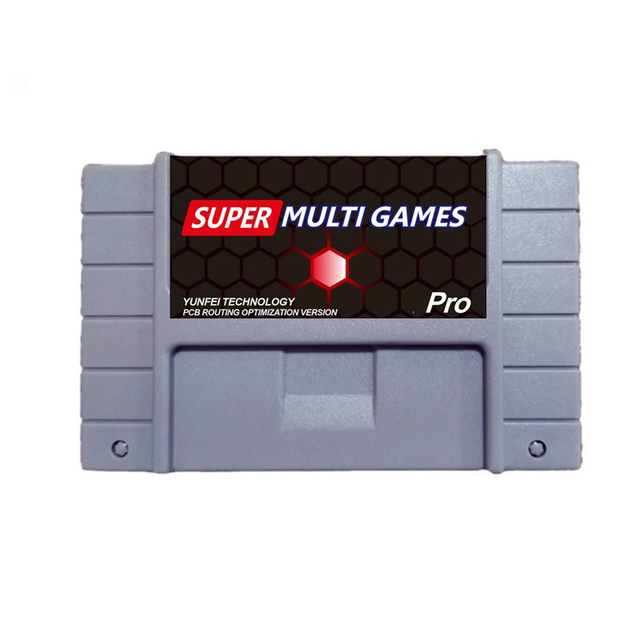 Wholesalers Retro NEW 900 in 1 Super Multi 16 Bit Snes Nes Game Card Cartridge for Super Nintendo  Game Console