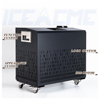 Machine de bain de glace refroidisseur d'eau à compresseur 1.5hp personnalisée avec R410a et Wifi Ozone 220V état neuf