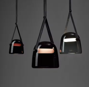 Zeal Lighting Suspension en verre de style italien pour suspension en verre gris fumé de cuisine - Product Image 3