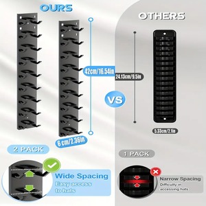 <span class=keywords><strong>CB01</strong></span> Nuevo Soporte de Almacenamiento para Gorras de Béisbol con Adhesivo Fuerte, Colgador de Pared para Sombreros, Gancho para Gorras, Estante de Exhibición Multicapa para Almacenamiento de Sombreros - Product Image 2