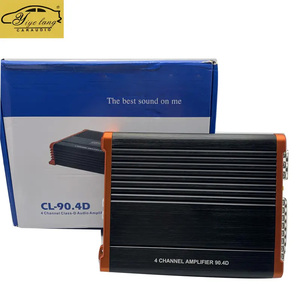 Amplificateur audio de <span class=keywords><strong>voiture</strong></span> OEM 4 <span class=keywords><strong>canaux</strong></span> 80W Class AB Car Amp avec Crossovers - Product Image 2
