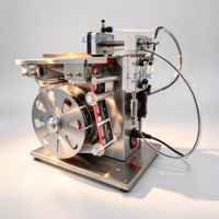 Machine d'étiquetage à aspiration LT-FL10 pour surfaces planes, applicateur d'étiquettes pour boîtes en carton, flacons cosmétiques plats, bouchons de bouteilles, cartes, piles