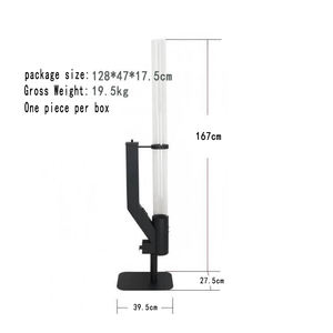 Moderne Terrassen-Gasfeuerstelle aus Stahl, Feuersäule, Raketenofen, Pelletofen mit Fackel für Villen - Product Image 6