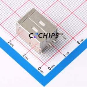 HX BF 180 USB Connector Through hole Component (THT) Connector Type-B USB 2.0 Female Through Hole - Product Image 2