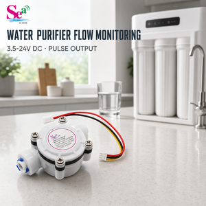 Débitmètre à turbine Dijiang ZJ-S402B en POM, 0,3-6 L/M, à effet Hall, OEM pour capteur d'eau - Product Image 2